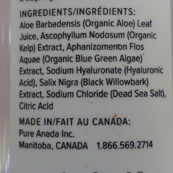 New! Pure Anada Marine Mineral Toner, Spray Mist, Hydrating Vegan All Skin Types - Picture 6 of 8